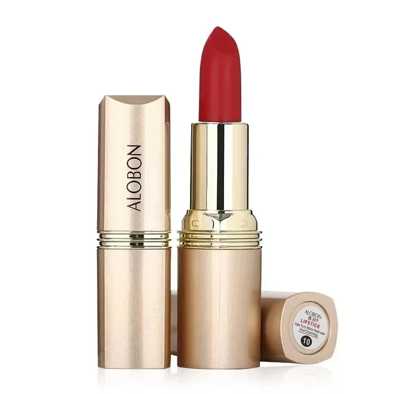 Makeup Matte Lipstick Waterproof 24 Hours Long Lasting Red Lipsticks Resistant Rose Lip Tint Velvet Women Non-Stick Cup Cosmetic