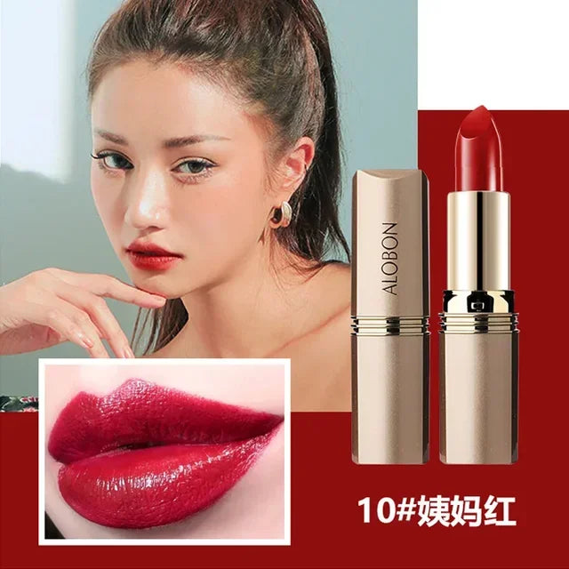 Makeup Matte Lipstick Waterproof 24 Hours Long Lasting Red Lipsticks Resistant Rose Lip Tint Velvet Women Non-Stick Cup Cosmetic
