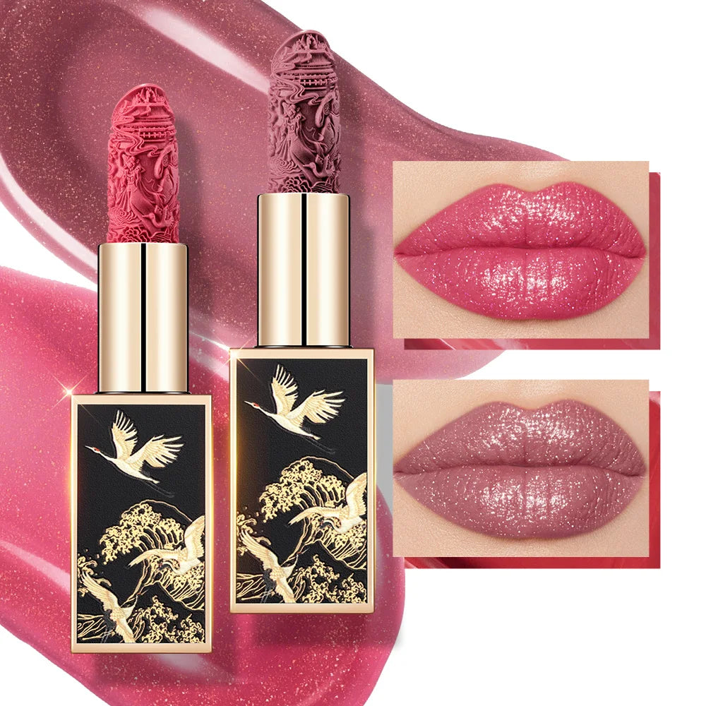 CATKIN Matte Lipstick 2PCS Set Long Lasting for 24H，Lightweight Soft and Ultra Hydrating Lipsticks Infused with Vitamin E