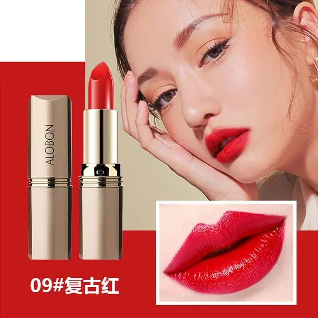 Makeup Matte Lipstick Waterproof 24 Hours Long Lasting Red Lipsticks Resistant Rose Lip Tint Velvet Women Non-Stick Cup Cosmetic