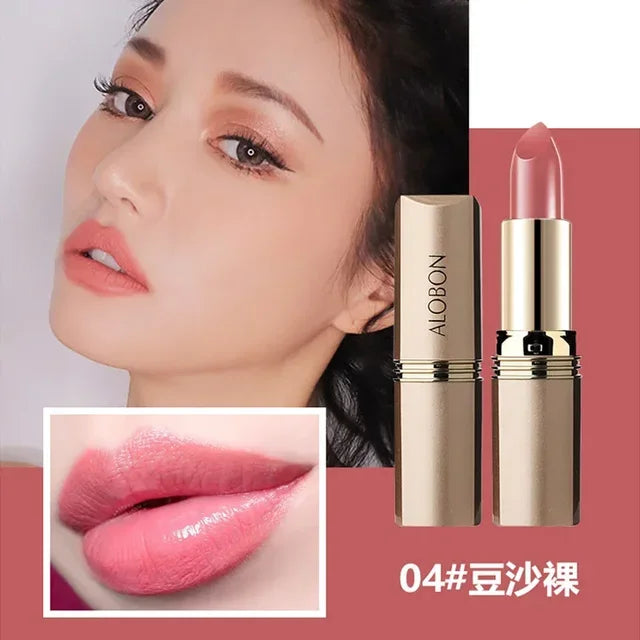 Makeup Matte Lipstick Waterproof 24 Hours Long Lasting Red Lipsticks Resistant Rose Lip Tint Velvet Women Non-Stick Cup Cosmetic
