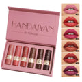 Highly Pigmented Lipstick Set 6pcs Silky Texture Lipsticks Easy Color Non-drying Matte Lip Stick Long Lasting Lipstick Gift Box